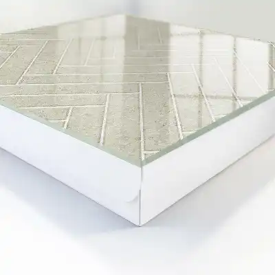 Designová skříňka na klíče Béžová rybí kost