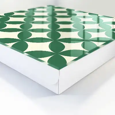Designová skříňka na klíče Zelená kola