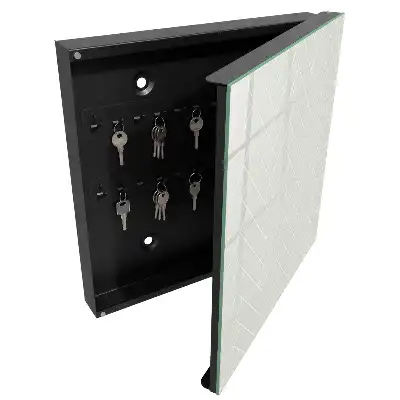 Designová skříňka na klíče Subtilní rybí kost