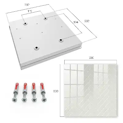 Designová skříňka na klíče Subtilní rybí kost