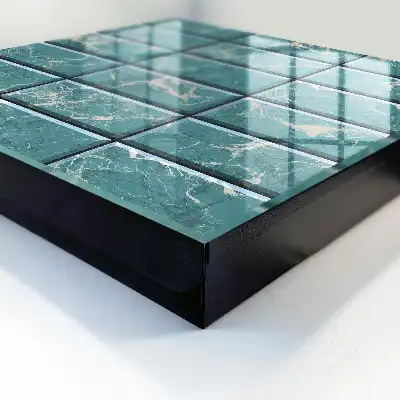 Designová skříňka na klíče Tyrkysový mramor