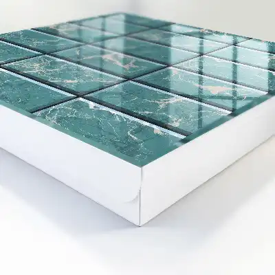 Designová skříňka na klíče Tyrkysový mramor