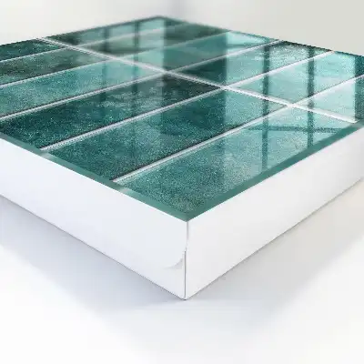 Designová skříňka na klíče Tyrkysové dlaždice