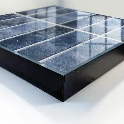 Designová skříňka na klíče Modré dlaždice