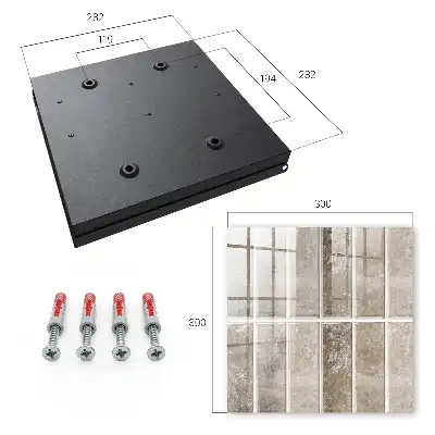 Designová skříňka na klíče Elegantní dlaždice