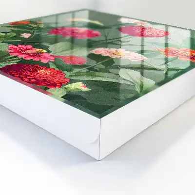 Designová skříňka na klíče Kvetoucí zahrada