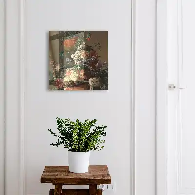 Designová skříňka na klíče Květinová kytice