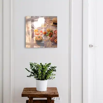 Designová skříňka na klíče Letní piknik