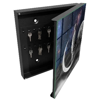 Skříňka na klíče s motivem kosmická fantazie