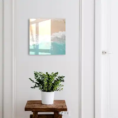 Designová skříňka na klíče Pláž relax