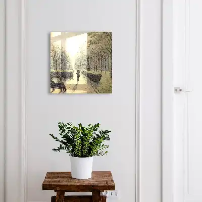 Skříňka na klíče Procházka v parku