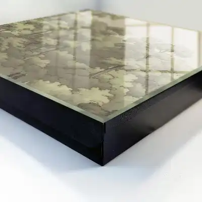Designová skříňka na klíče Zelený les