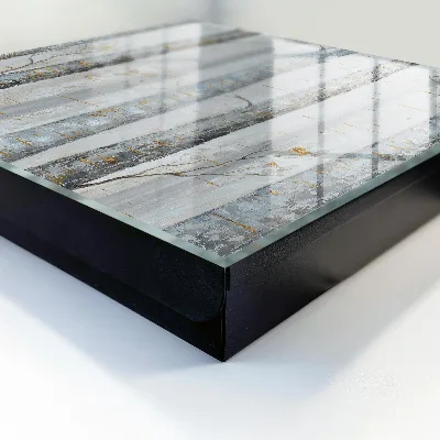 Designová skříňka na klíče s motivem březového lesa