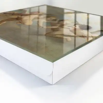 Designová skříňka na klíče Létající andělíčci Putti barokový obraz