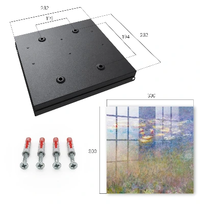 Krabička na klíče s motivem lilie