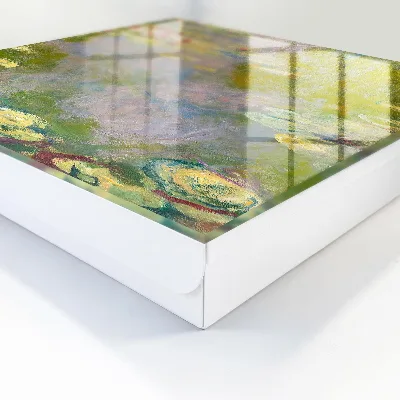 Designová skříňka na klíče s motivem leknínů od Clauda Moneta