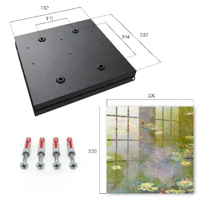 Designová skříňka na klíče Claude Monet Lekníny