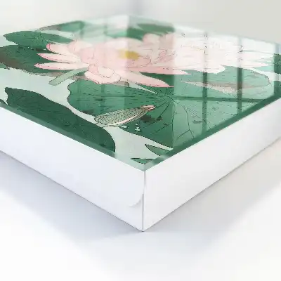 Designová skříňka na klíče Lekníny