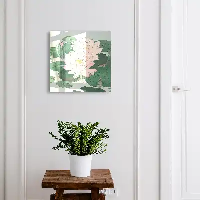 Designová skříňka na klíče Lekníny