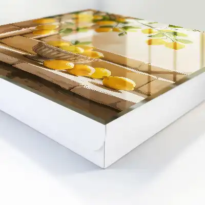 Designová skříňka na klíče Citronová svěžest