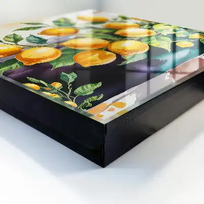 Designová skříňka na klíče Citronový půvab