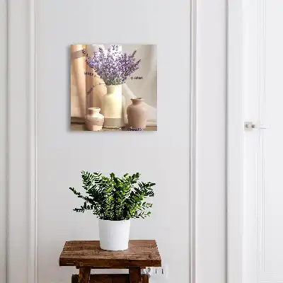 Designová skříňka na klíče Květiny ve váze