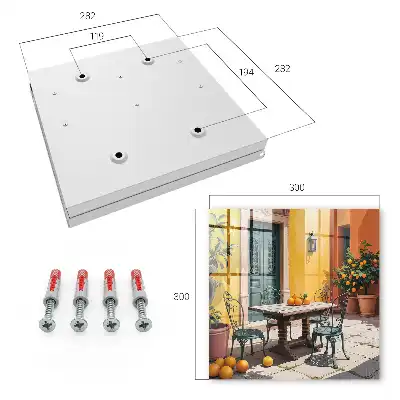 Designová skříňka na klíče Slunečné patio