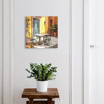 Designová skříňka na klíče Slunečné patio