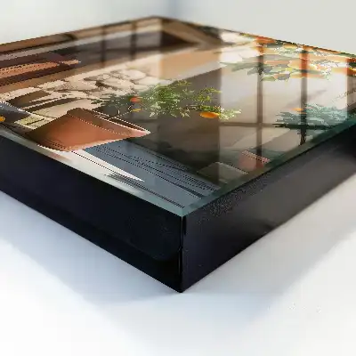 Skříňka na klíče Oranžové zátiší