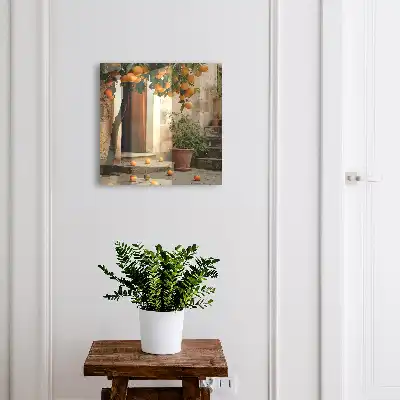 Designová skříňka na klíče Teplé patio