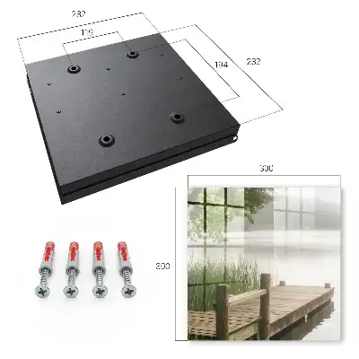 Designová skříňka na klíče Jezero klid