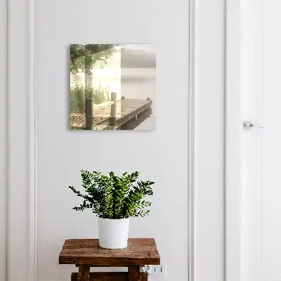 Designová skříňka na klíče Jezero klid