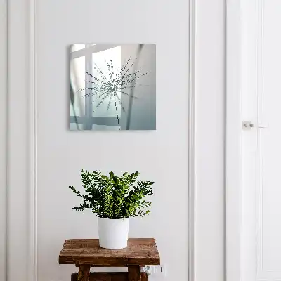Designová skříňka na klíče Pampeliška a kapky vody