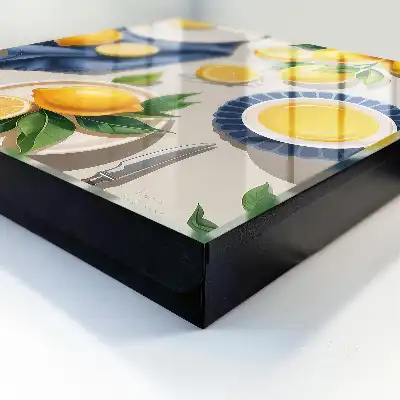 Designová skříňka na klíče Citronový stůl