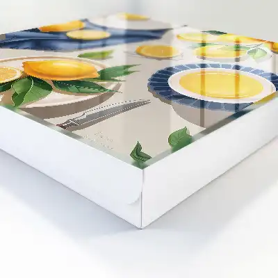 Designová skříňka na klíče Citronový stůl