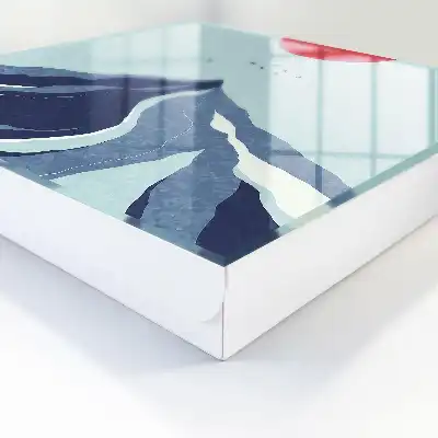 Designová skříňka na klíče Hory modré