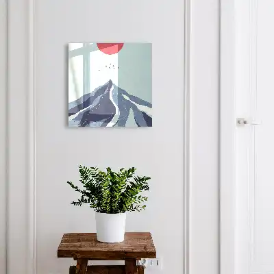 Designová skříňka na klíče Hory modré