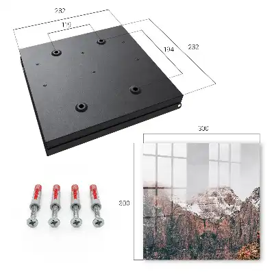 Designová skříňka na klíče Horský klid