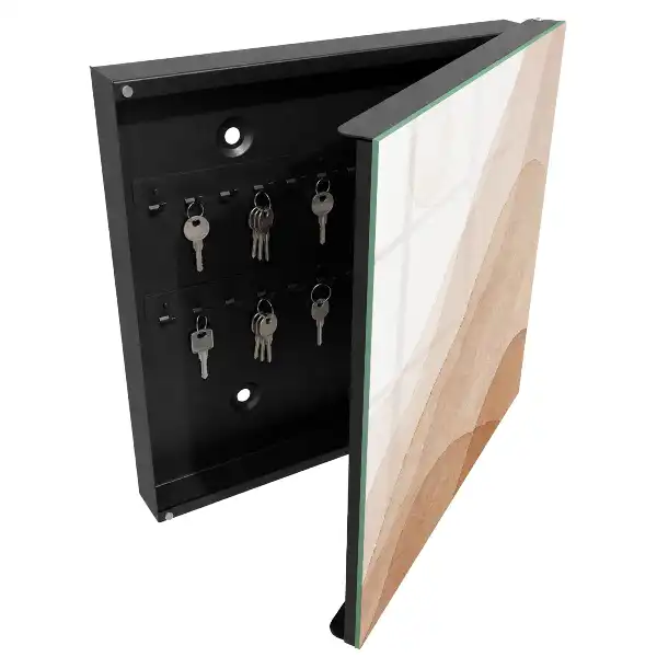 Designová skříňka na klíče Béžové krajiny