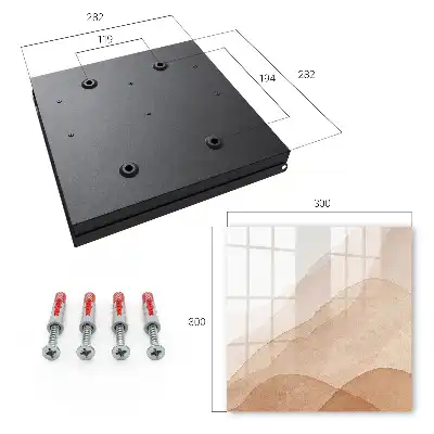 Designová skříňka na klíče Béžové krajiny