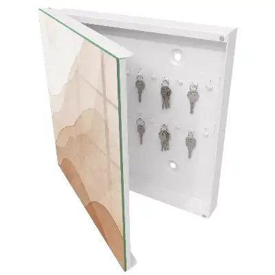 Designová skříňka na klíče Béžové krajiny