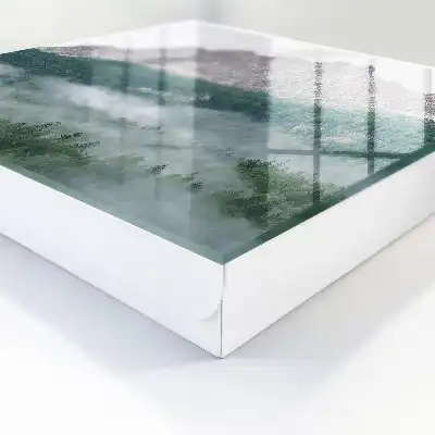 Designová skříňka na klíče Horská panoráma