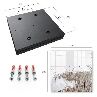 Designová skříňka na klíče Mlhavý klid