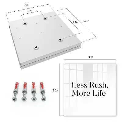 Skříňka na klíče Less Rush, More Life