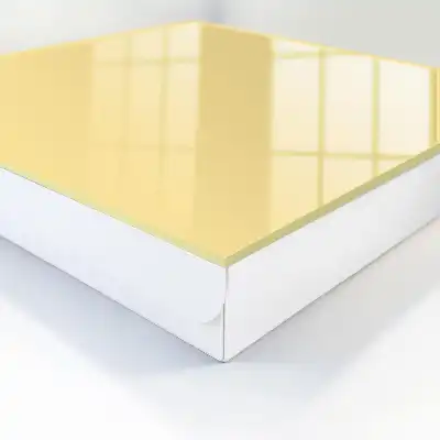 Designová skříňka na klíče Krémová žluť