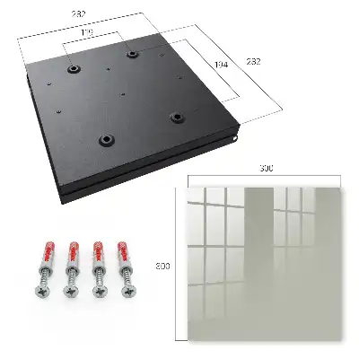 Designová skříňka na klíče Neutrální šedá