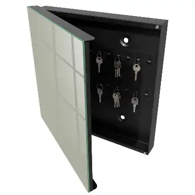 Designová skříňka na klíče Neutrální šedá