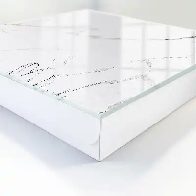 Designová skříňka na klíče Elegantní mramor