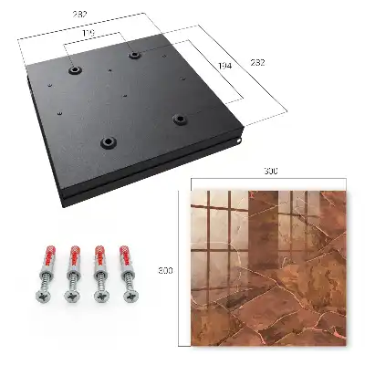 Designová skříňka na klíče Kamenná textura