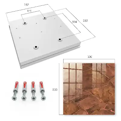 Designová skříňka na klíče Kamenná textura